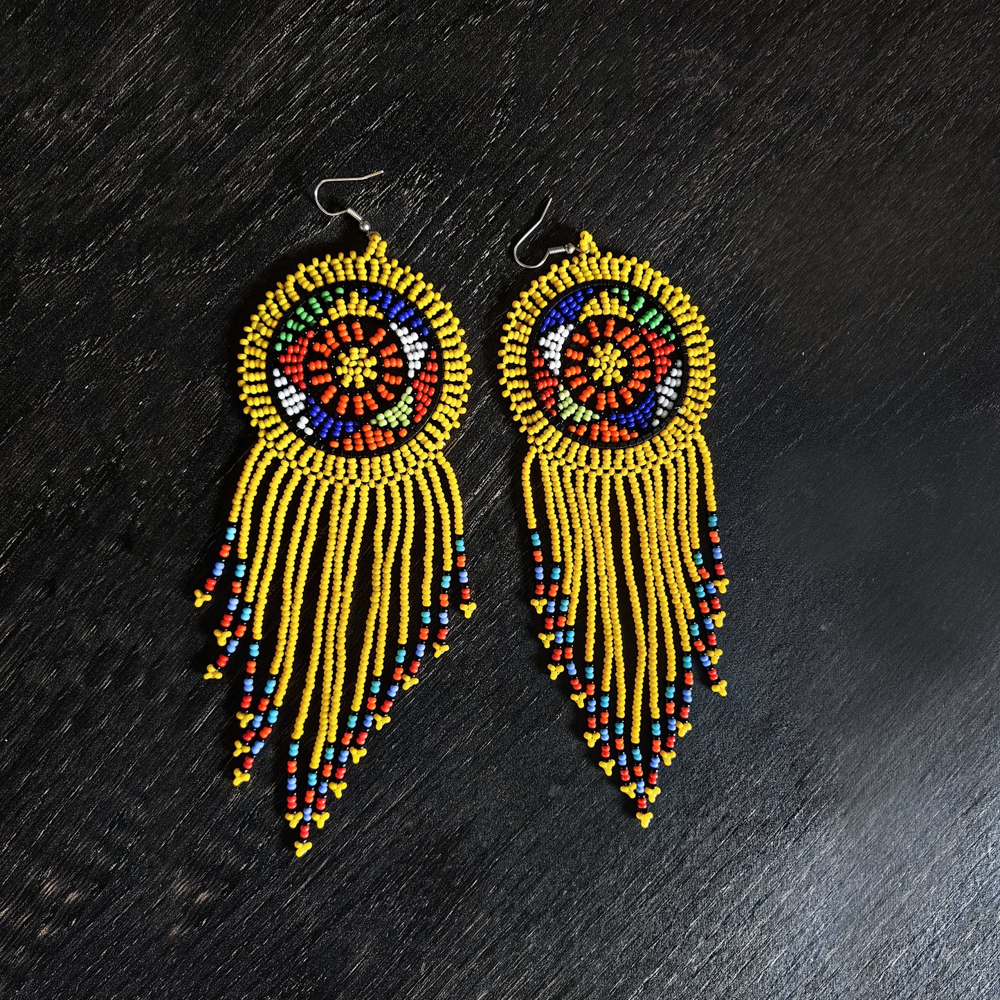Round Zulu earrings