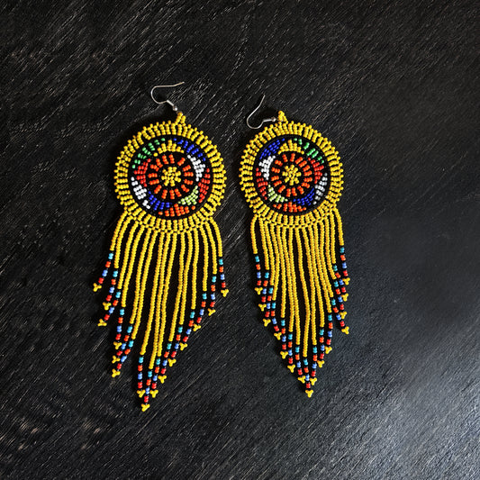 Round Zulu earrings